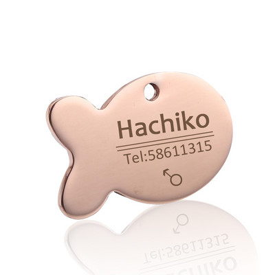 Εξατομικευμένες ετικέτες ταυτότητας σκύλου από ανοξείδωτο χάλυβα Ετικέτες ταυτότητας κατοικίδιων ζώων για γάτες και σκύλους Αξεσουάρ κολάρου Ετικέτα σκύλου χαραγμένη ετικέτα ονόματος φύλου