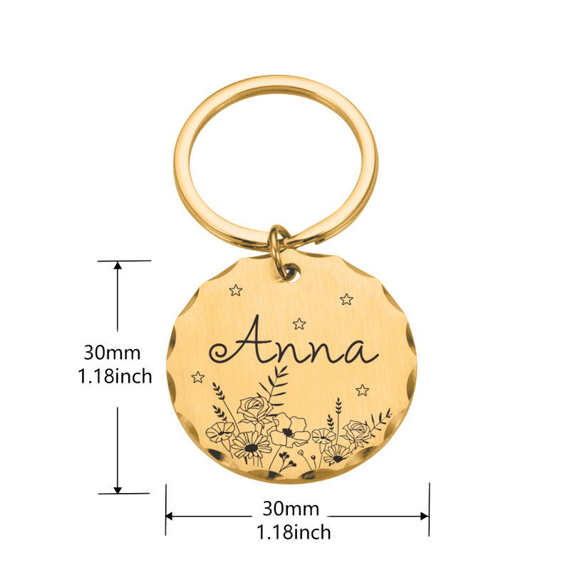 Etichetă de identificare pentru animale de companie gravată gratuită, personalizată, anti-pierdere, nume, nume de identificare pentru animale de companie, pisica, cățeluș, etichetă pentru câini, breloc cu pandantiv, accesorii pentru animale de companie