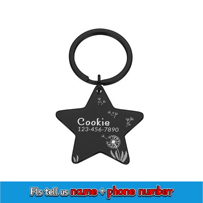 Δωρεάν προσαρμοσμένη εξατομικευμένη ετικέτα ταυτότητας κατοικίδιων Χαραγμένο όνομα ταυτότητας κατοικίδιου για κολάρο για κουτάβι σκύλου Ετικέτα κατοικίδιων ζώων Πινακίδα αναγνώρισης χαμένου γαλλικού μπουλντόγκ