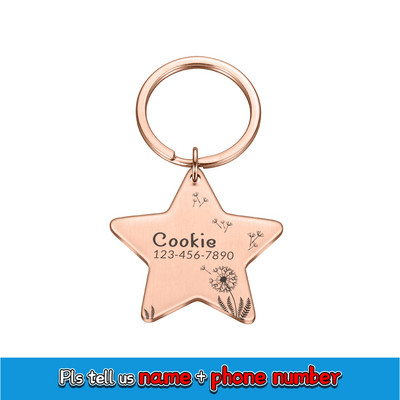 Δωρεάν προσαρμοσμένη εξατομικευμένη ετικέτα ταυτότητας κατοικίδιων Χαραγμένο όνομα ταυτότητας κατοικίδιου για κολάρο για κουτάβι σκύλου Ετικέτα κατοικίδιων ζώων Πινακίδα αναγνώρισης χαμένου γαλλικού μπουλντόγκ