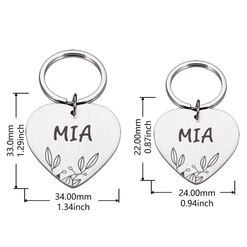 Tasuta kohandatud koeranime identifitseerimise ripats, graveeritud isikupärastatud koera kaelarihma silt Metallist kassi ID-sildid identifitseerimise lemmikloomad tarvik
