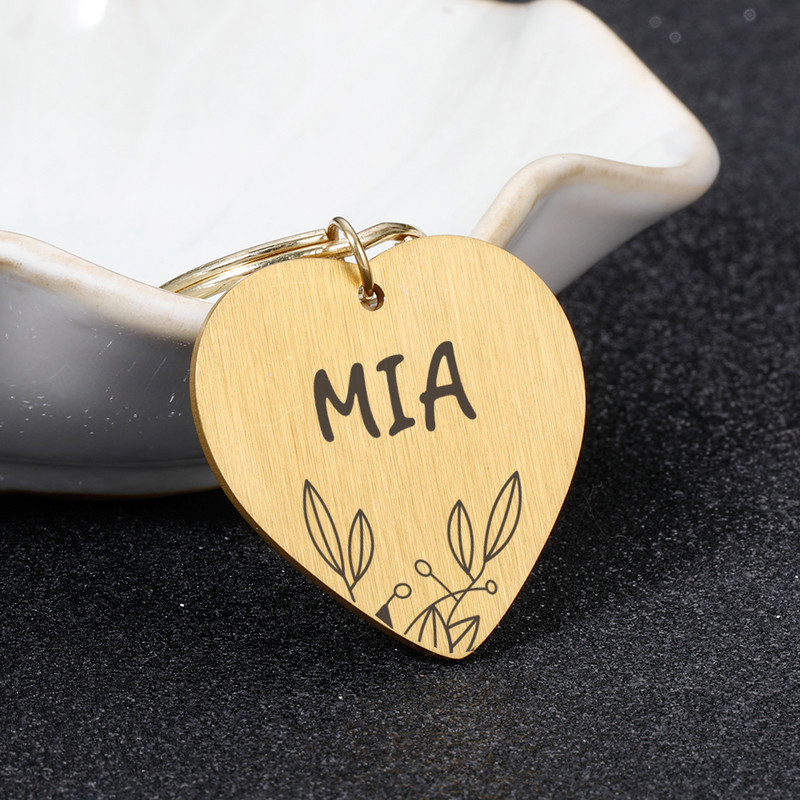 Tasuta kohandatud koeranime identifitseerimise ripats, graveeritud isikupärastatud koera kaelarihma silt Metallist kassi ID-sildid identifitseerimise lemmikloomad tarvik