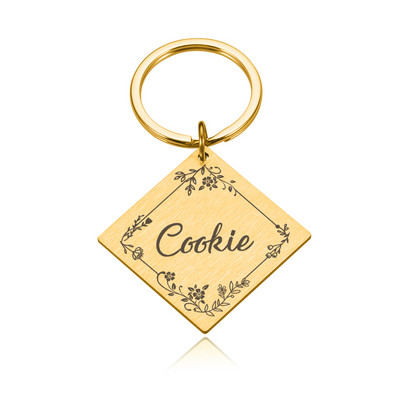 Εξατομικευμένες ετικέτες ονόματος γάτας σκύλου Αξεσουάρ κουταβιών Σκύλοι κατοικίδιων προμήθειες γάτας Χαρακτική με λέιζερ Προσαρμοσμένη πινακίδα ονόματος κατοικίδιου για περιλαίμια σκύλων