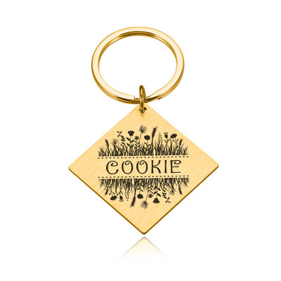 Εξατομικευμένες ετικέτες ονόματος γάτας σκύλου Αξεσουάρ κουταβιών Σκύλοι κατοικίδιων προμήθειες γάτας Χαρακτική με λέιζερ Προσαρμοσμένη πινακίδα ονόματος κατοικίδιου για περιλαίμια σκύλων