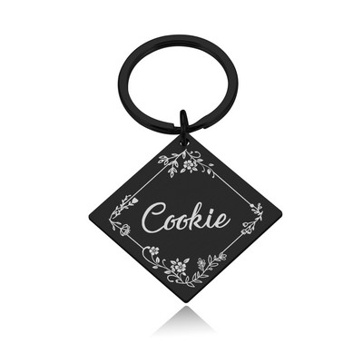 Εξατομικευμένες ετικέτες ονόματος γάτας σκύλου Αξεσουάρ κουταβιών Σκύλοι κατοικίδιων προμήθειες γάτας Χαρακτική με λέιζερ Προσαρμοσμένη πινακίδα ονόματος κατοικίδιου για περιλαίμια σκύλων