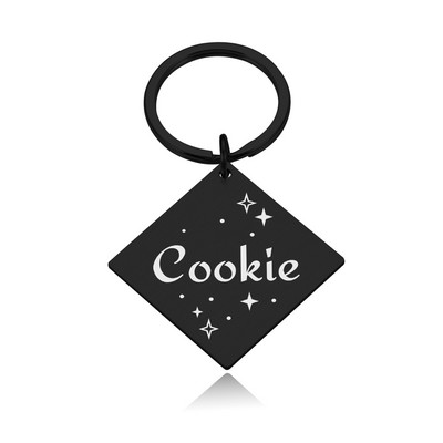 Εξατομικευμένες ετικέτες ονόματος γάτας σκύλου Αξεσουάρ κουταβιών Σκύλοι κατοικίδιων προμήθειες γάτας Χαρακτική με λέιζερ Προσαρμοσμένη πινακίδα ονόματος κατοικίδιου για περιλαίμια σκύλων