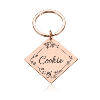 Εξατομικευμένες ετικέτες ονόματος γάτας σκύλου Αξεσουάρ κουταβιών Σκύλοι κατοικίδιων προμήθειες γάτας Χαρακτική με λέιζερ Προσαρμοσμένη πινακίδα ονόματος κατοικίδιου για περιλαίμια σκύλων