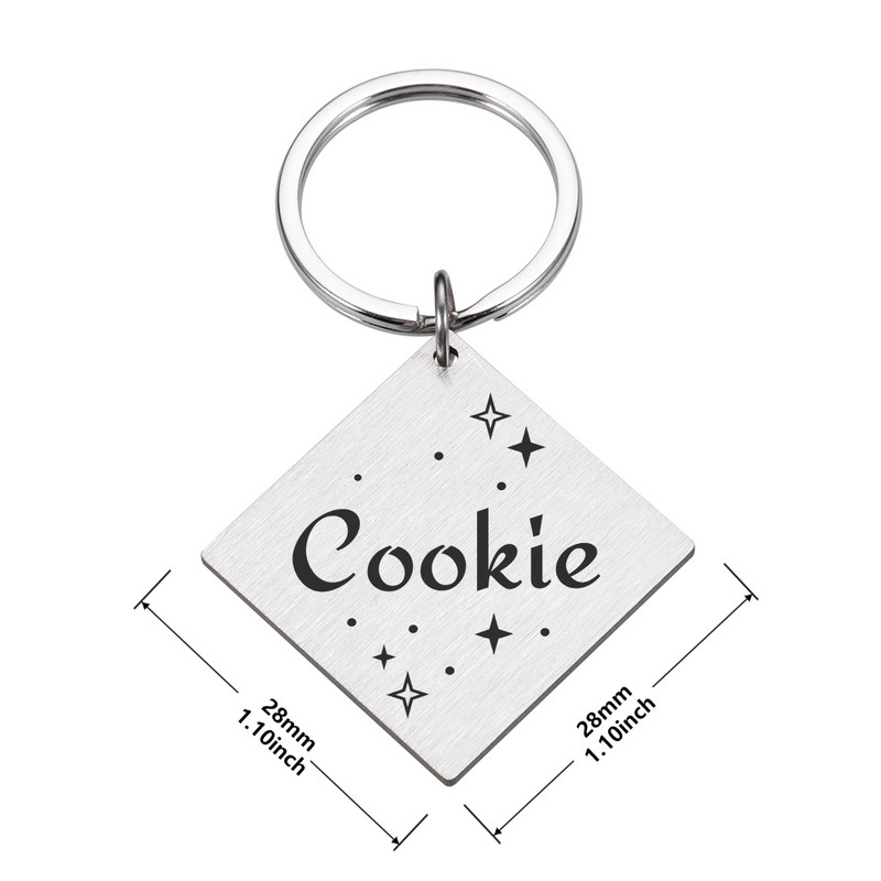 Εξατομικευμένες ετικέτες ονόματος γάτας σκύλου Αξεσουάρ κουταβιών Σκύλοι κατοικίδιων προμήθειες γάτας Χαρακτική με λέιζερ Προσαρμοσμένη πινακίδα ονόματος κατοικίδιου για περιλαίμια σκύλων