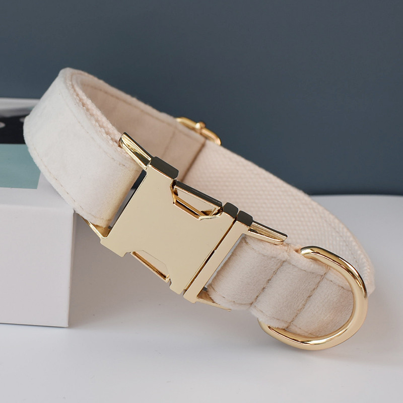 Guler personalizat, catifea, bumbac, țesătură de calitate, pentru câini mici, mijlocii mari, piese metalice personalizate, accesoriu pentru animale de companie, flanela 14