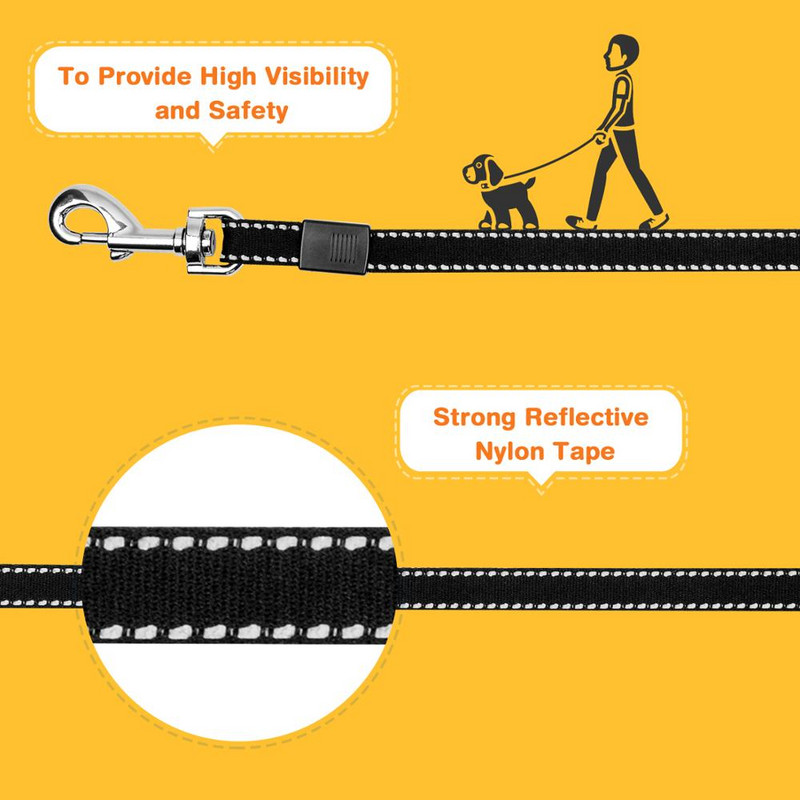 Lesă retractabilă pentru câini Curea reglabilă pentru încheietura mâinii Alergare Jogging Animal de companie Coarda de tracțiune Lea Terrier Curea Produs pentru câini ciobanesc german