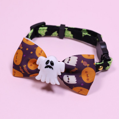 Guler pentru câini Nou Halloween Reglabil Clopoțel Animal de companie Guler pisică Amuzant drăguț Pisicuță Colier Cățeluș Samll Dimensiune medie 18-32CM 1BUC Guler