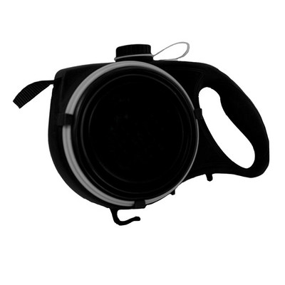 Lesă pentru câini cu sticlă de apă bol Lesă portabilă din nailon pentru animale de companie pentru câini, pisici, plimbări în aer liber, călătorii, funie de tracțiune pentru animale de companie, accesorii pentru câini