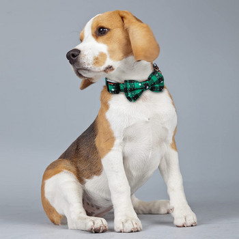 Нашийникът за кучета може да бъде палав Коледен нашийник за домашни любимци моден кариран нашийник нашийник с вратовръзка за кучета малки и големи кучета стоки за домашни любимци