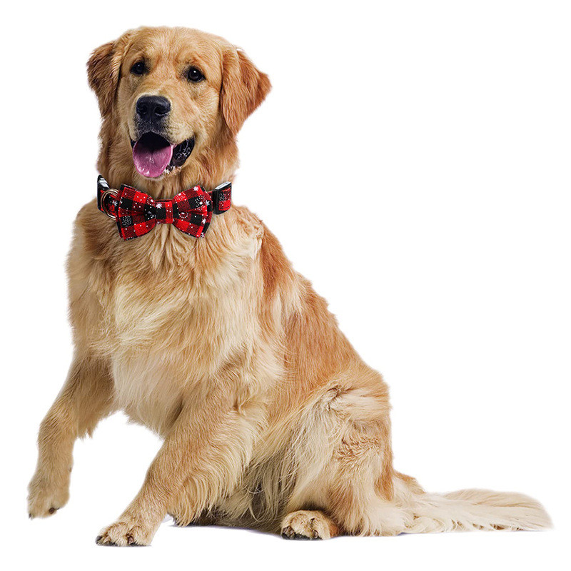 Koera kaelarihm võib olla ulakas jõulud lemmiklooma kaelarihm mood ruuduline kaelarihm koera lips kaelarihm väikese ja suure koera lemmikloomatarbed