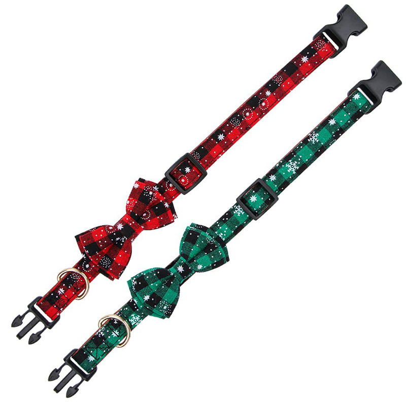 Koera kaelarihm võib olla ulakas jõulud lemmiklooma kaelarihm mood ruuduline kaelarihm koera lips kaelarihm väikese ja suure koera lemmikloomatarbed