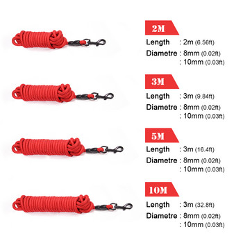 Pet Outdoor Dog λουρί Nylon Για μικρό μεγάλο σκύλο μόλυβδο γάτας Μακριά λουριά 2m/3m/5m/10m Με σχοινί λαβής Προμήθειες σκύλου για dropshipping