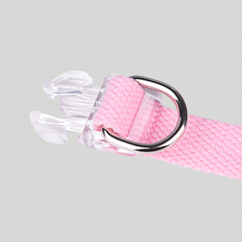 Μακαρόν κολάρο χρώματος γιακά κατοικίδιων ζώων διαφανές ένθετο πόρπη γιακά σκύλου λουρί σκύλου διπλό δαχτυλίδι έλξη δεν είναι εύκολο να σπάσει