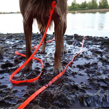 PVC каишка за кучета Водоустойчиви каишки за домашни любимци Издръжливи лесни за почистване Въже за теглене на кучета Дълъг къс повод за малки, средни големи кучета