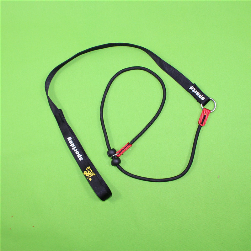 Lesă pentru animale de companie Perforare integrată anti-explozie Lanț P Frânghie de tracțiune Guler mare pentru câini Material confortabil din nailon Produse pentru animale de companie