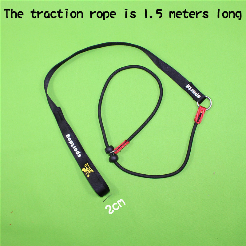 Lesă pentru animale de companie Perforare integrată anti-explozie Lanț P Frânghie de tracțiune Guler mare pentru câini Material confortabil din nailon Produse pentru animale de companie