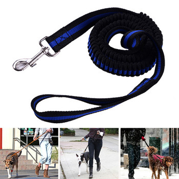 Еластичен Pet Cat Puppy Dog Leash Dog Running Регулируемо найлоново въже за яка с каишка със светлоотразително разтегателно въже за джогинг за домашни любимци