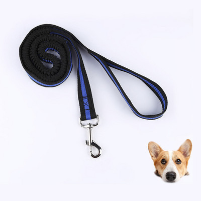 Elastne lemmiklooma kassi kutsika koera jalutusrihm, jooksev koer, reguleeritav nailonist jalutusrihm kaelarihma köis koos peegeldava lemmiklooma sörkimiseks venitava veojõu köiega