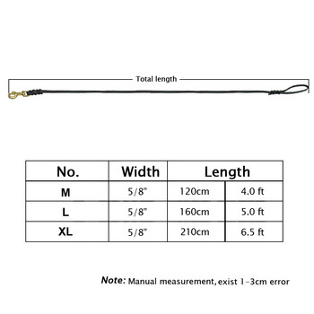 Кожена каишка за кучета Издръжлива каишка за обучение на кучета Плетена каишка за домашни кучета Въже за средно големи кучета Разходка Бягане Кафяв