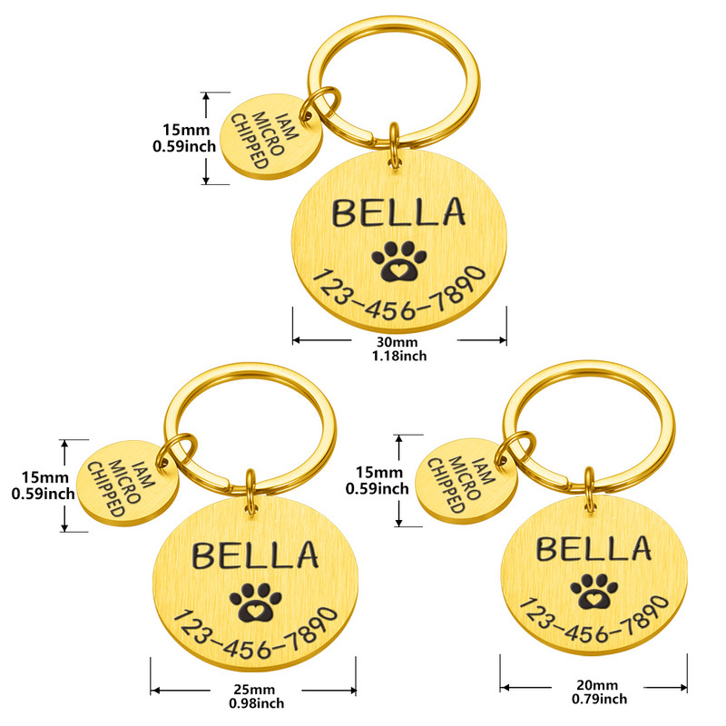 Ugravirani pas ID oznaka za kućnog ljubimca Personalizirano ime Telefon Kost cvijet ID kućnog ljubimca Ime za mačku Štene Ps oznaka Privjesak Privjesak za ključeve Dodaci za kućne ljubimce