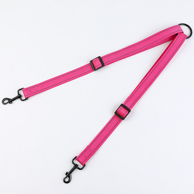 KOMMILIFE Lesă dublă reflectorizată pentru câini pentru plimbare 2 doi câini Lesă dublă reglabilă din nailon pentru câini mici, mijlocii mari