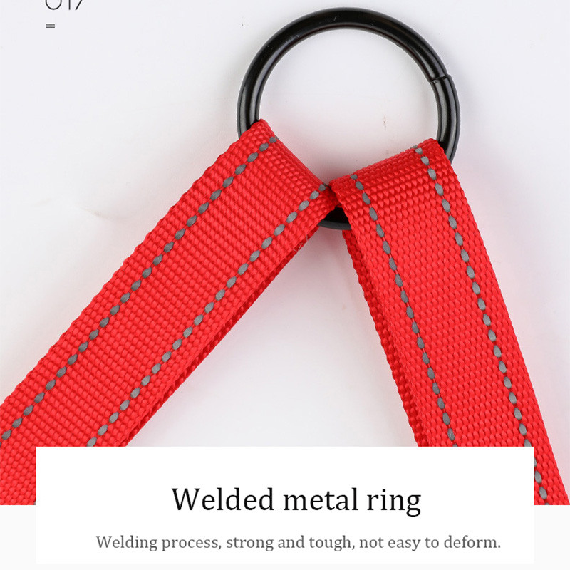 KOMMILIFE Lesă dublă reflectorizată pentru câini pentru plimbare 2 doi câini Lesă dublă reglabilă din nailon pentru câini mici, mijlocii mari