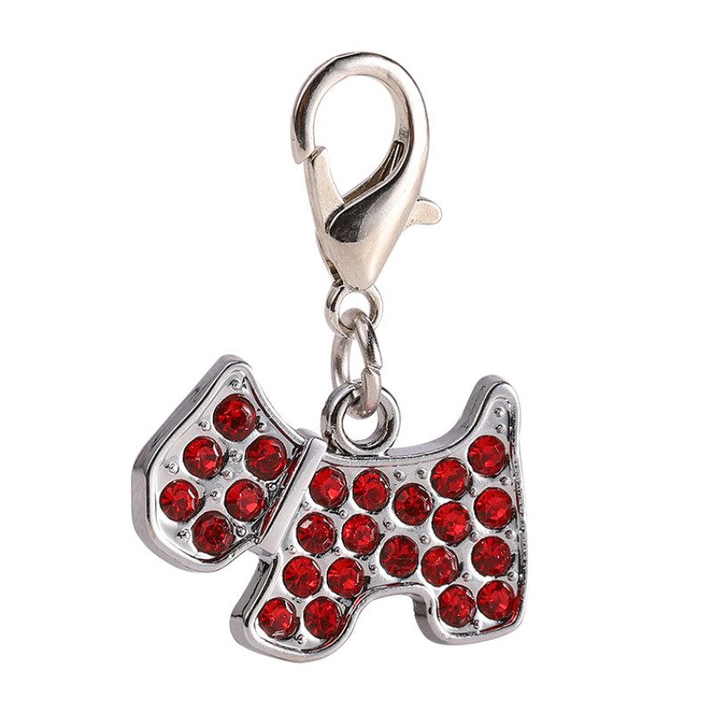 Προσωποποιημένη ταυτότητα για σκύλους Δωρεάν χαρακτική Αξεσουάρ για κατοικίδιο ζώο με προσαρμοσμένο κολάρο Κουτάβι Κοσμήματα Διαμαντένια Γυαλιστερά κρεμαστά διακοσμητικά Chihuahua