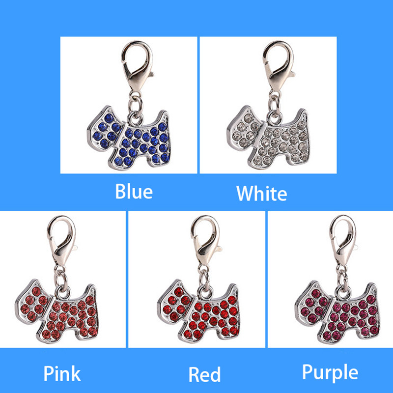 Προσωποποιημένη ταυτότητα για σκύλους Δωρεάν χαρακτική Αξεσουάρ για κατοικίδιο ζώο με προσαρμοσμένο κολάρο Κουτάβι Κοσμήματα Διαμαντένια Γυαλιστερά κρεμαστά διακοσμητικά Chihuahua