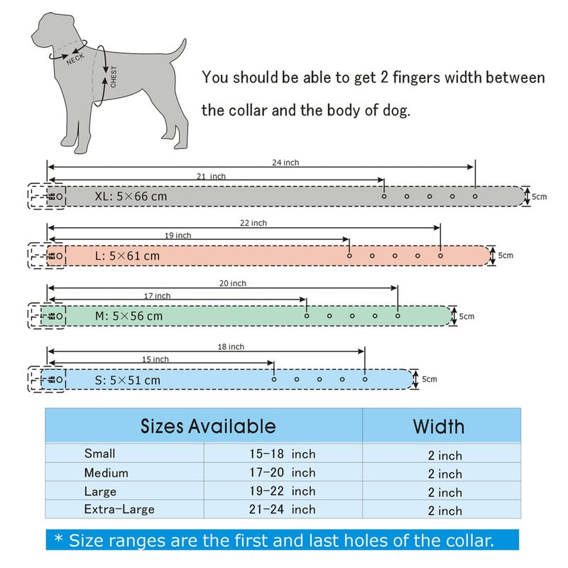 2" широки шипове с шипове, кожени нашийници за кучета, нитове с куршуми със страхотен череп Аксесоари за домашни любимци за средни големи кучета Pitbull Boxer S-XL