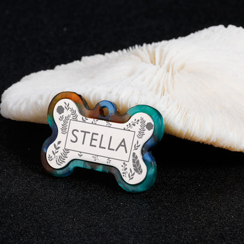 STVK Προσωποποιημένο πιάτο Ετικέττα κατοικίδιων για γάτας Αξεσουάρ για κολάρο για σκύλους Μετάλλιο Προσαρμοσμένο γατάκι Όνομα Αριθμός κουταβιού με χαραγμένα γράμματα Προμήθειες σκύλου
