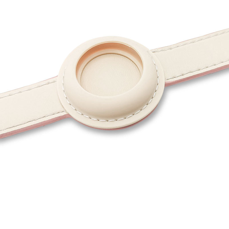 Δερμάτινο κολάρο κατοικίδιων για Apple Airtag Location Tracker Dog Cat for AirTag Case Ρυθμιζόμενη θήκη κουταβιού κατά της απώλειας θέσης κολάρο Αναλώσιμα