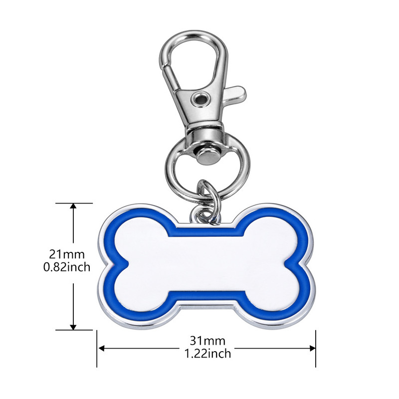 Etichete de identificare cu nume de câine, personalizate, anti-pierdere, Cadouri pentru iubitorii de câini Etichete pentru zgarda pentru câini Etichetă gravată pentru câini Etichetă nouă pentru cățeluș