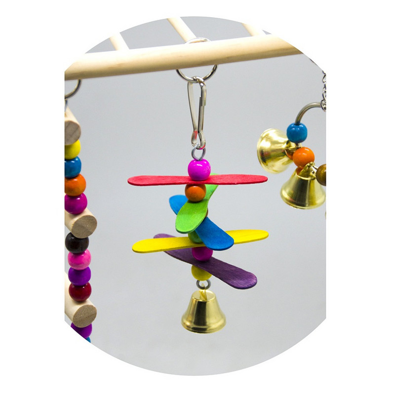 Putnu rotaļlietas papagaiļa asara koka piederumiem un mājdzīvnieku budgie statīvs šūpošanās kāpnes Āfrikas pelēkas vogel speelgoed jouet perroquet