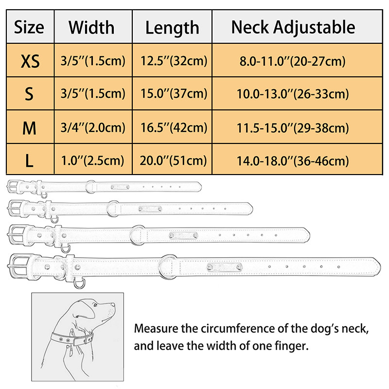 Εξατομικευμένο δερμάτινο κολάρο με όνομα σκύλου με επένδυση για μικρό μεσαίο μεγάλο σκύλο Προσαρμοσμένο χαραγμένο μαλακό άνετο κολάρο για σκύλους κατοικίδιων ζώων