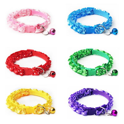 Bell Dog Collar Pet Collars Adjustable Size Suitable for Cats and Small Dogs High Quality Safety Neck Strap Pet Supplies
