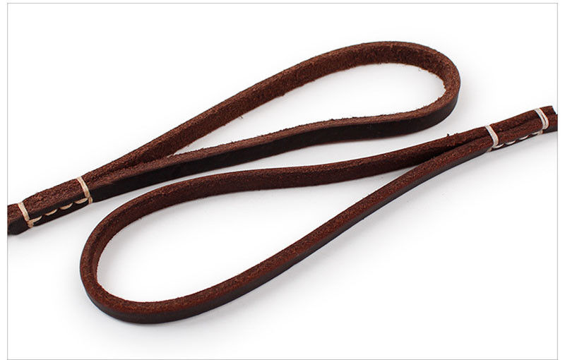 SYDZSW Pet Supplies Γνήσιο δέρμα Λουρί σκύλου Χονδρικής κατηγορίας Χάλκινο γάντζο Μεγάλο Λουρί Σκύλου Labrador Shepherd Dog Products 0,8cm