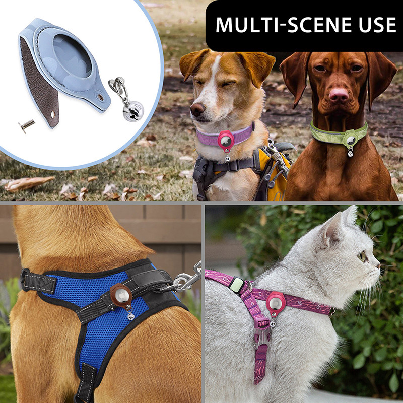 CAWAYI KENNEL Nailonist lemmikloomade reguleeritavad kaelarihmad õhusildi asukoha jälgimiseks koera kassi kadumisevastane peegelduskaitse kaelarihm koertele
