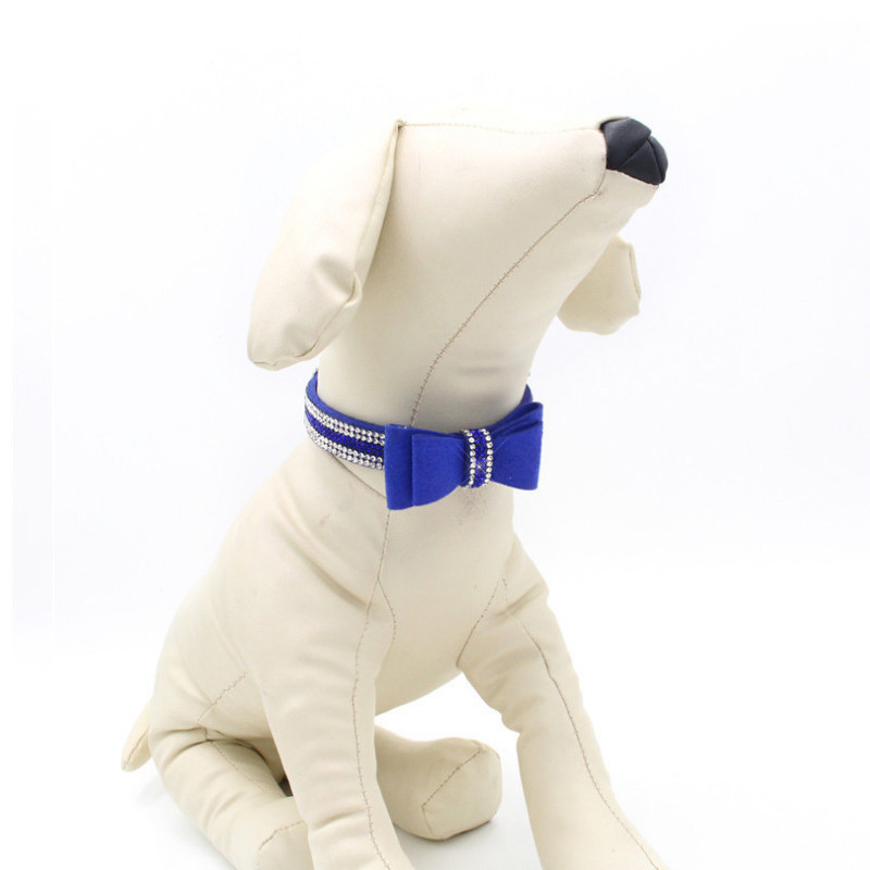 XXS~L Suurus Glitter Rhinestonest Kutsika Kassi Kaelarihmad Reguleeritav Nahast Kaelarihmad Väikestele Keskmistele Koertele Kassidele Koerte Lemmikloomade kaelarihmad