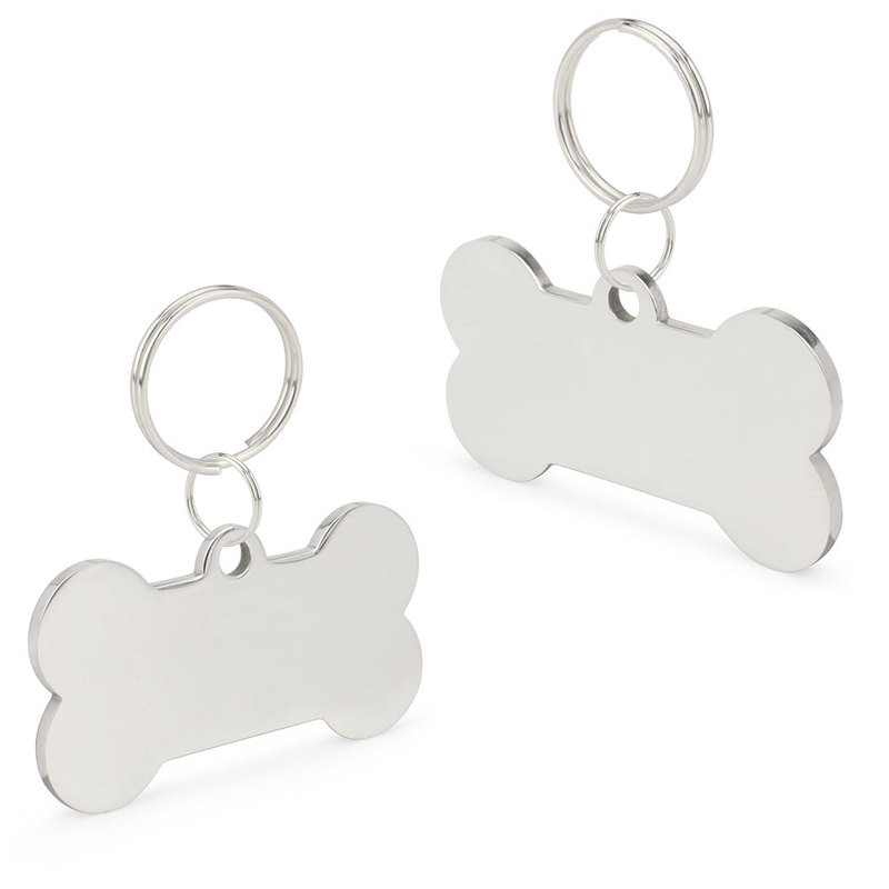 Pisici Câini Etichete de identificare Forma osoasă DIY Personalizat pentru Animale de companie mici și mari Accesorii guler Nume gravat Colier Accesoriu pentru cățeluș