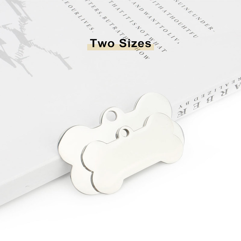 Pisici Câini Etichete de identificare Forma osoasă DIY Personalizat pentru Animale de companie mici și mari Accesorii guler Nume gravat Colier Accesoriu pentru cățeluș