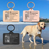 Kohandatavad koera kaelarihma fotosildid koertele Medal graveeringuga nimega Kassipoeg Kutsika Aksessuaarid Isikupärastatud kassi kaelakee kett