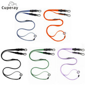 Lesă de câine multifuncțională cu două capete din PVC Lesă impermeabilă și rezistentă la murdărie cu dispozitiv de fixare din aliaj de zinc pentru dresajul de plimbare a câinilor