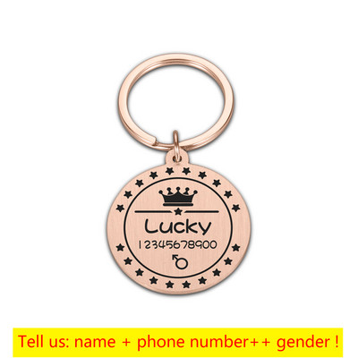 Kohandatud koera ID silt Isikupärastatud lemmiklooma kassi aadressiraamatu kutsikamedal graveeringuga kaelaripatsiga suurtele koertele Lemmikloomade tarvikud