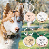Personalizirano graviranje ID oznake kućnog ljubimca Anti-lost ID oznake psa Identifikacija Prilagođeno ime ljubimca Štene Ogrlica Pas Mačka Oznake Oprema za kućne ljubimce