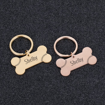 STVK Anti-lost Custom Pet Id Tag Love Keychain Pets Supplies Cat Pets Collar Customized Dog Name Little Bell ошейник за кошек