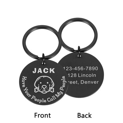 Etichetă personalizată pentru câini, gravură gratuită, etichete de identificare pentru câini, plăcuță de identificare, farfurie pentru buldog francez, accesorii anti-pierdere pentru animale de companie pentru colier de guler